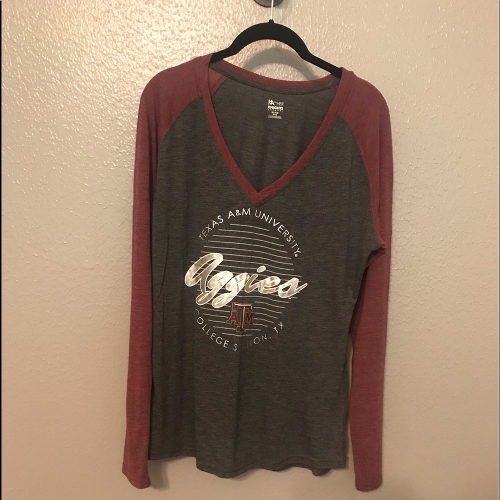 Aggie Raglan V-Neck New